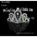 Rhinestone cheap wedding hairband crowns for sale